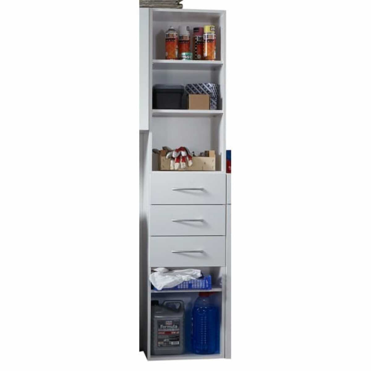 Bild 1 von Büroregal Multiraumkonzept 40x185x40 cm weiß