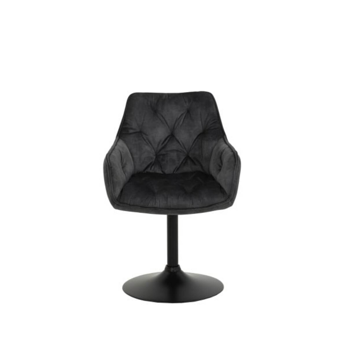 Bild 1 von Stuhl BIRTE, Samtvelour Vintage Anthrazit