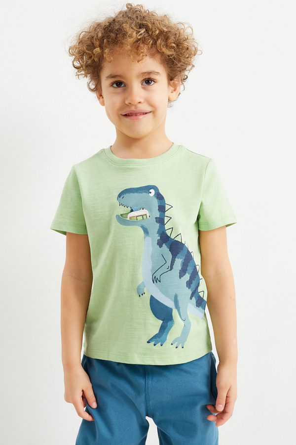 Bild 1 von C&A Dino-Kurzarmshirt, Grün, Größe: 92