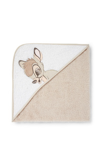 C&A Bambi-Baby-Handtuch mit Kapuze, Beige, Größe: 1 size