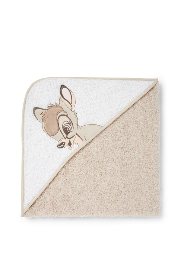 Bild 1 von C&A Bambi-Baby-Handtuch mit Kapuze, Beige, Größe: 1 size