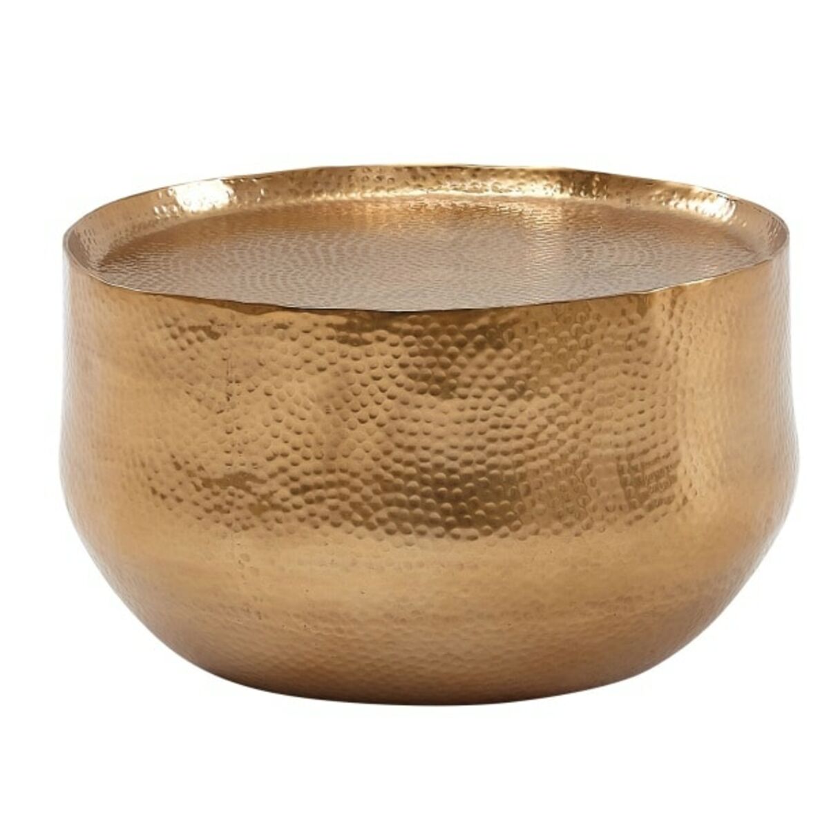 Bild 1 von Couchtisch rund 60 cm Goldfarbig