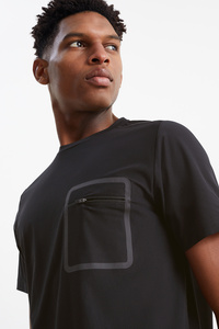 C&A Funktions-Shirt, Schwarz, Größe: S