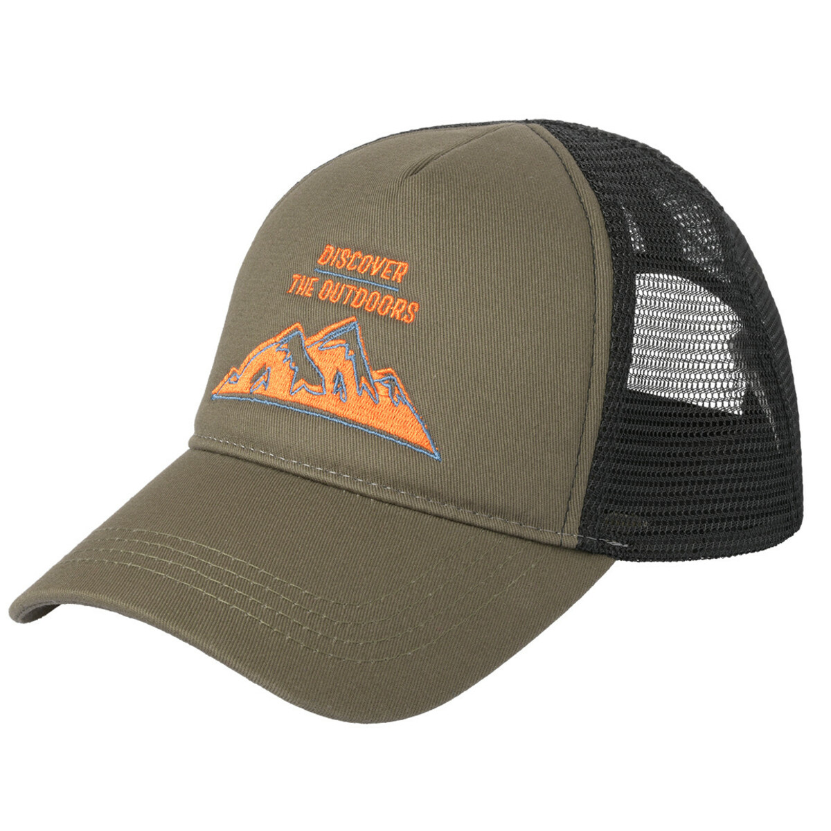 Bild 1 von Jungen Kappe mit Netzeinsatz DUNKELOLIV