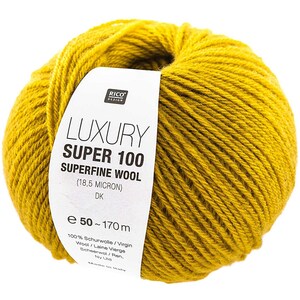 Rico Design
                                        Luxury Super 100 Superfine Wool dk 
                        50g 165m