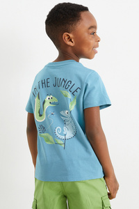 C&A Dschungel-Kurzarmshirt, Blau, Größe: 92