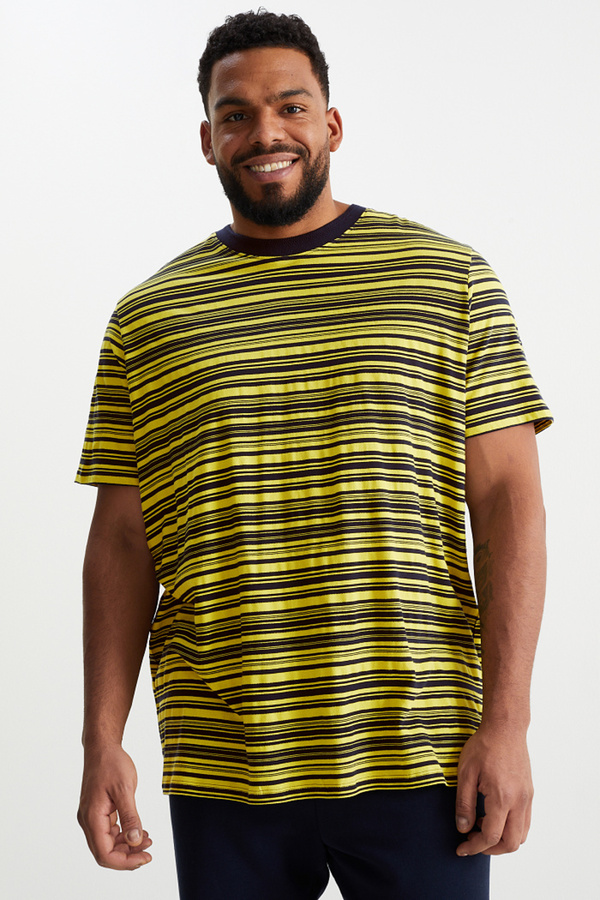 Bild 1 von C&A T-Shirt-gestreift, Gelb, Größe: 3XL