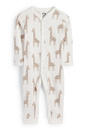 Bild 1 von C&A Giraffe-Baby-Schlafanzug, Weiß, Größe: 62