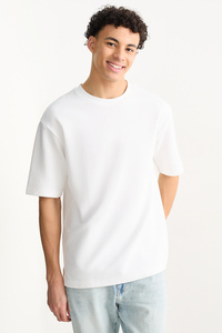 C&A T-Shirt, Weiß, Größe: XS
