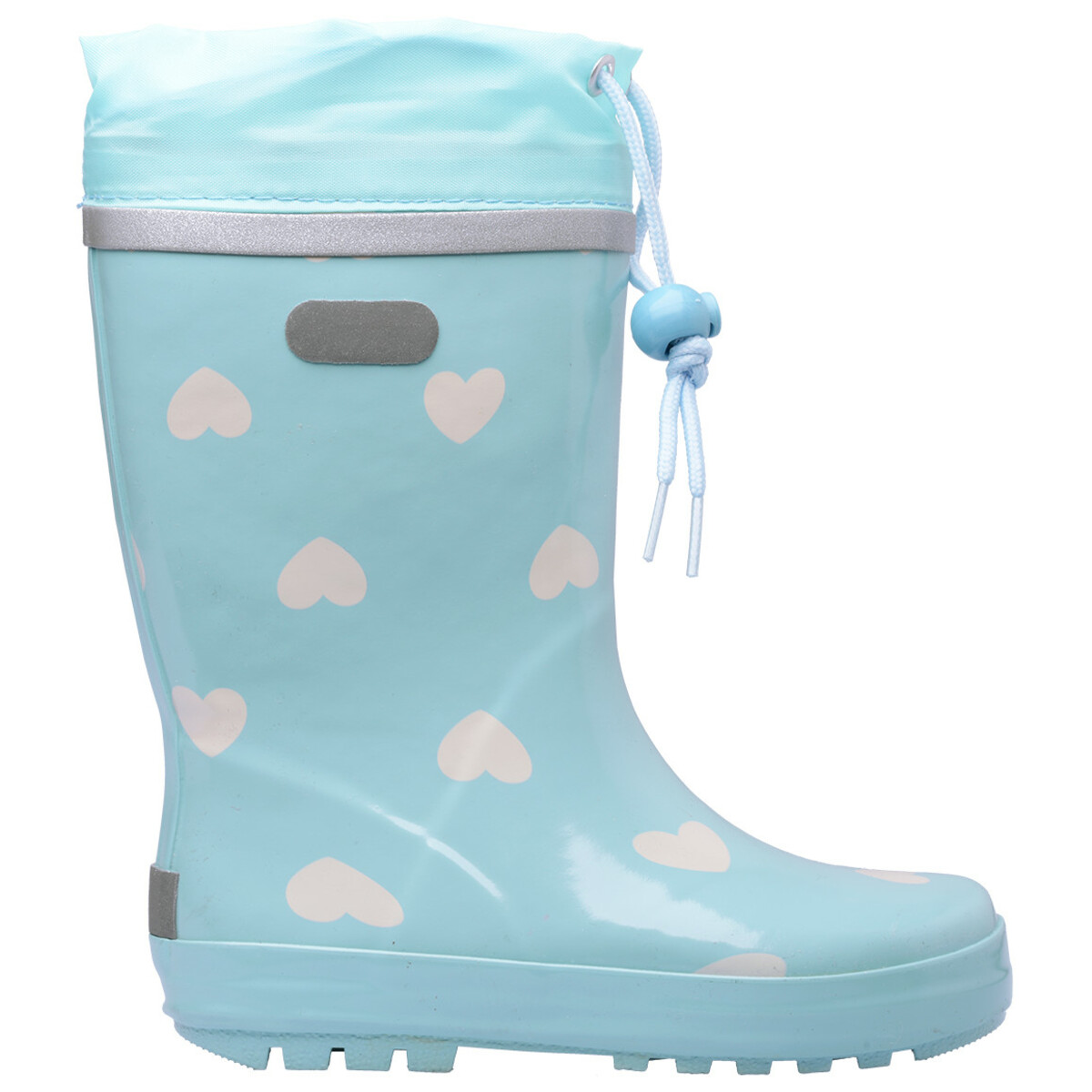 Bild 1 von Mädchen Gummistiefel mit Herzchen-Allover HELLBLAU