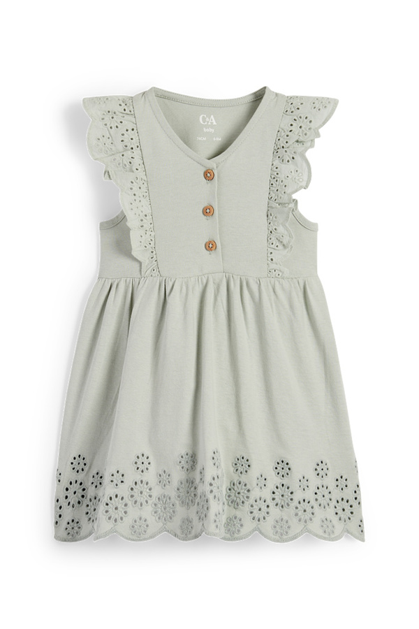 Bild 1 von C&A Baby-Kleid, Grün, Größe: 62