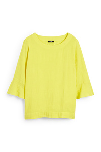 C&A Musselin-Bluse, Gelb, Größe: 46