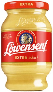 Löwensenf Senf Extra Scharf (250 ml)