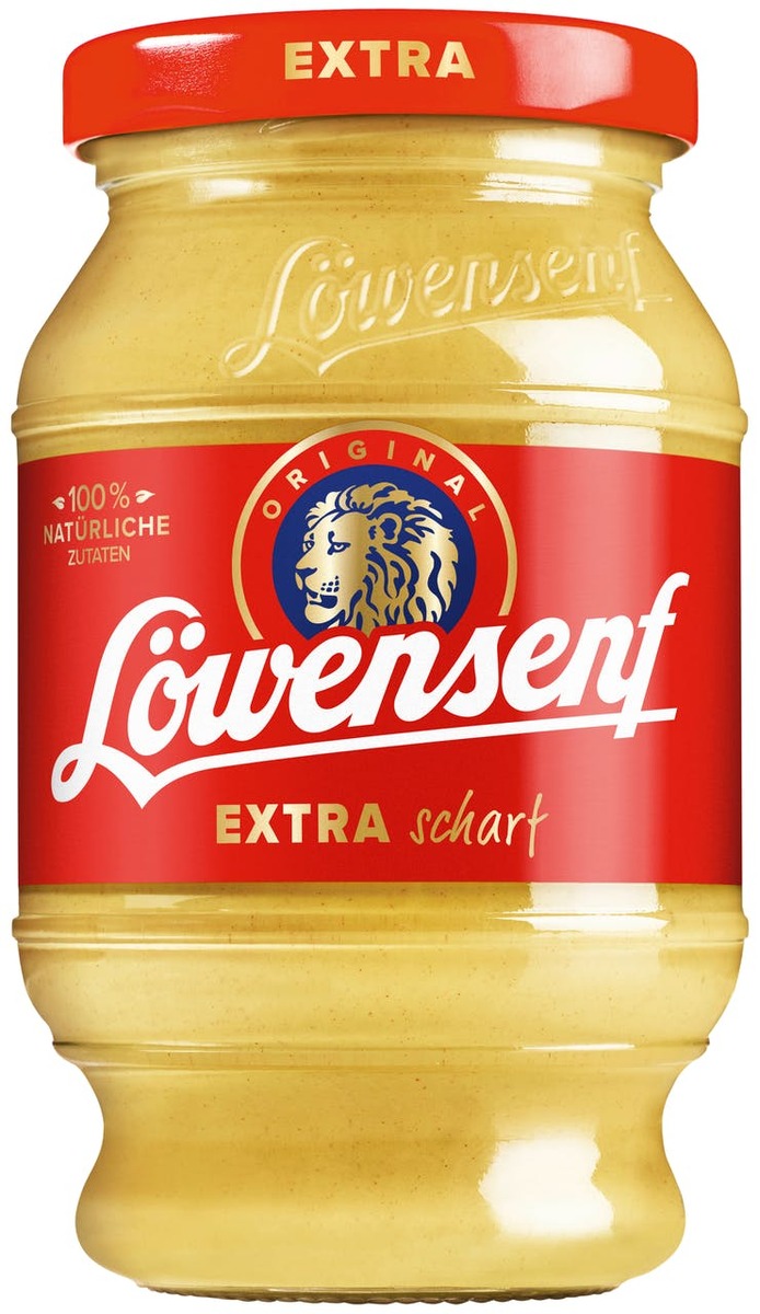 Bild 1 von Löwensenf Senf Extra Scharf (250 ml)