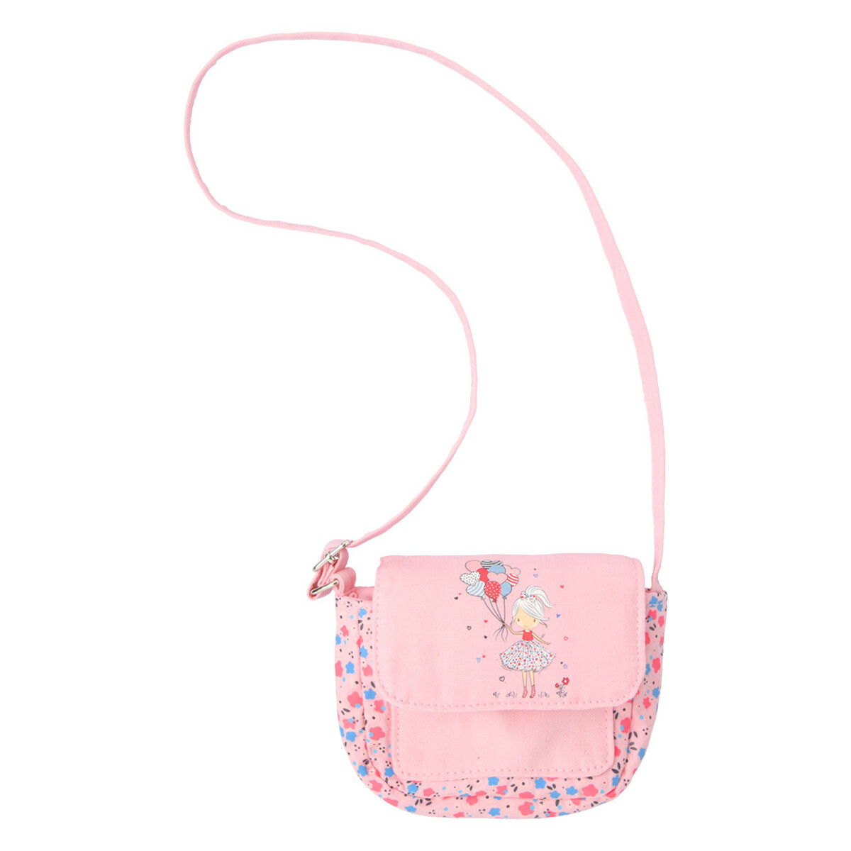 Bild 1 von Mädchen Umhängetasche mit Ballerina-Print ROSA