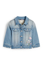 Bild 1 von C&A Blümchen-Baby-Jeansjacke, Blau, Größe: 68