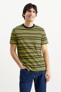 C&A T-Shirt-gestreift, Gelb, Größe: S