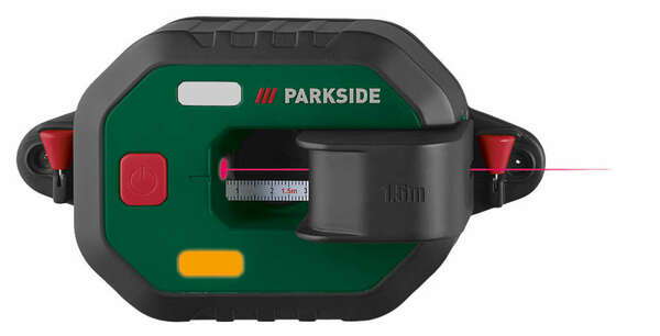 Bild 1 von PARKSIDE® Laser-Wasserwaage mit Maßband »PLLM 10 A1«