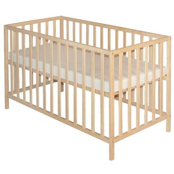 Bild 1 von Babybett Cosi & Matratze Bio-Buche Natur 60x120 cm