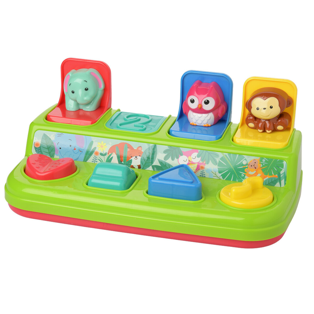 Bild 1 von Baby Activity-Spiel mit Tier-Figuren GRÜN / BUNT