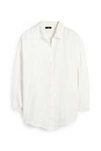 C&A Musselin-Bluse, Weiß, Größe: 46