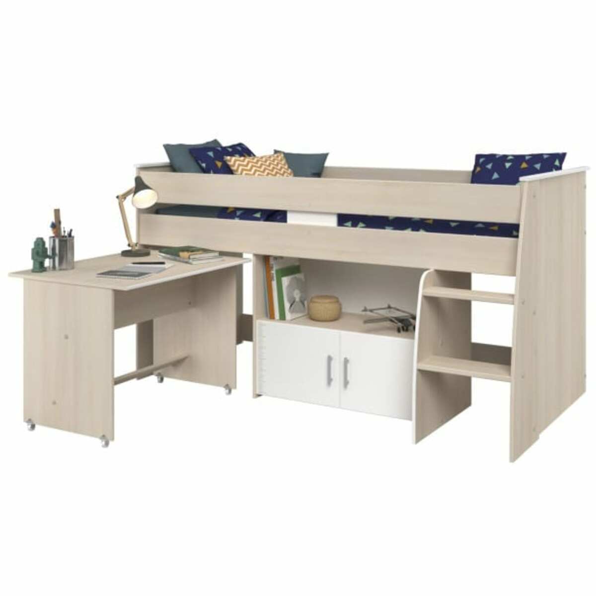 Bild 1 von Parisot Hochbett Charly 4 braun / weiß