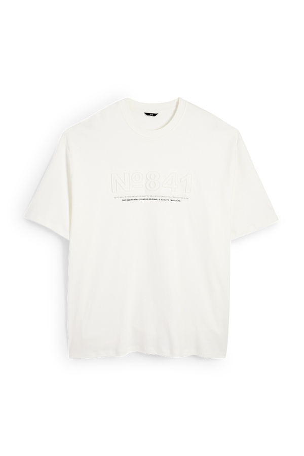 Bild 1 von C&A T-Shirt, Weiß, Größe: 3XL