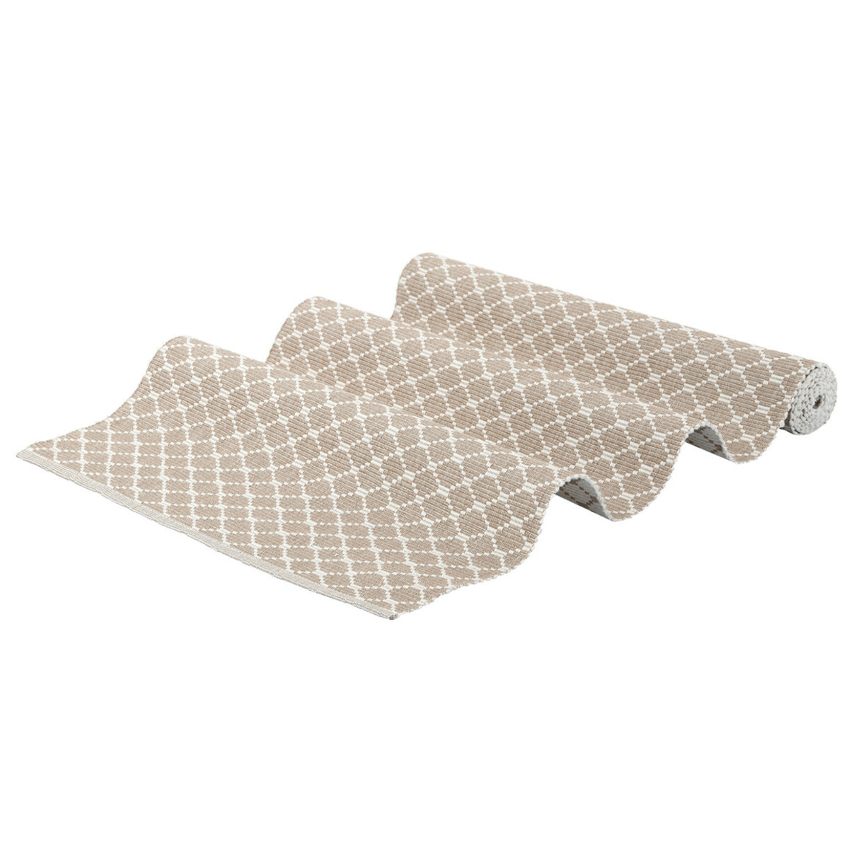 Bild 1 von Tischläufer mit Rauten-Muster BEIGE