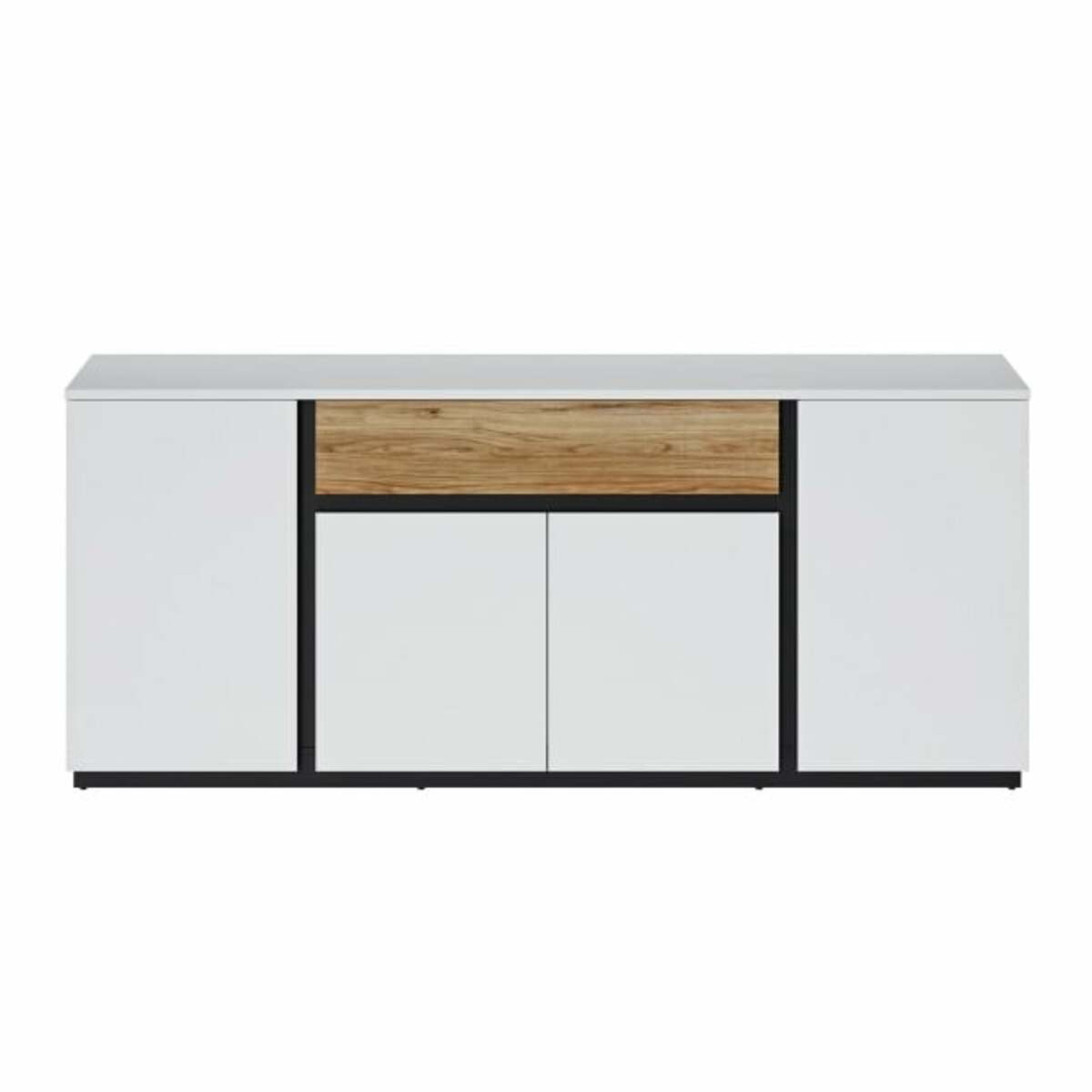 Bild 1 von Sideboard Novena Alpinweiß/Catania Eiche