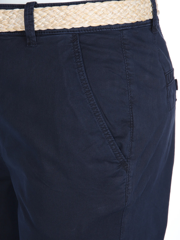 Bild 4 von Damen Chinohose mit Flechtgürtel
                 
                                                        Blau