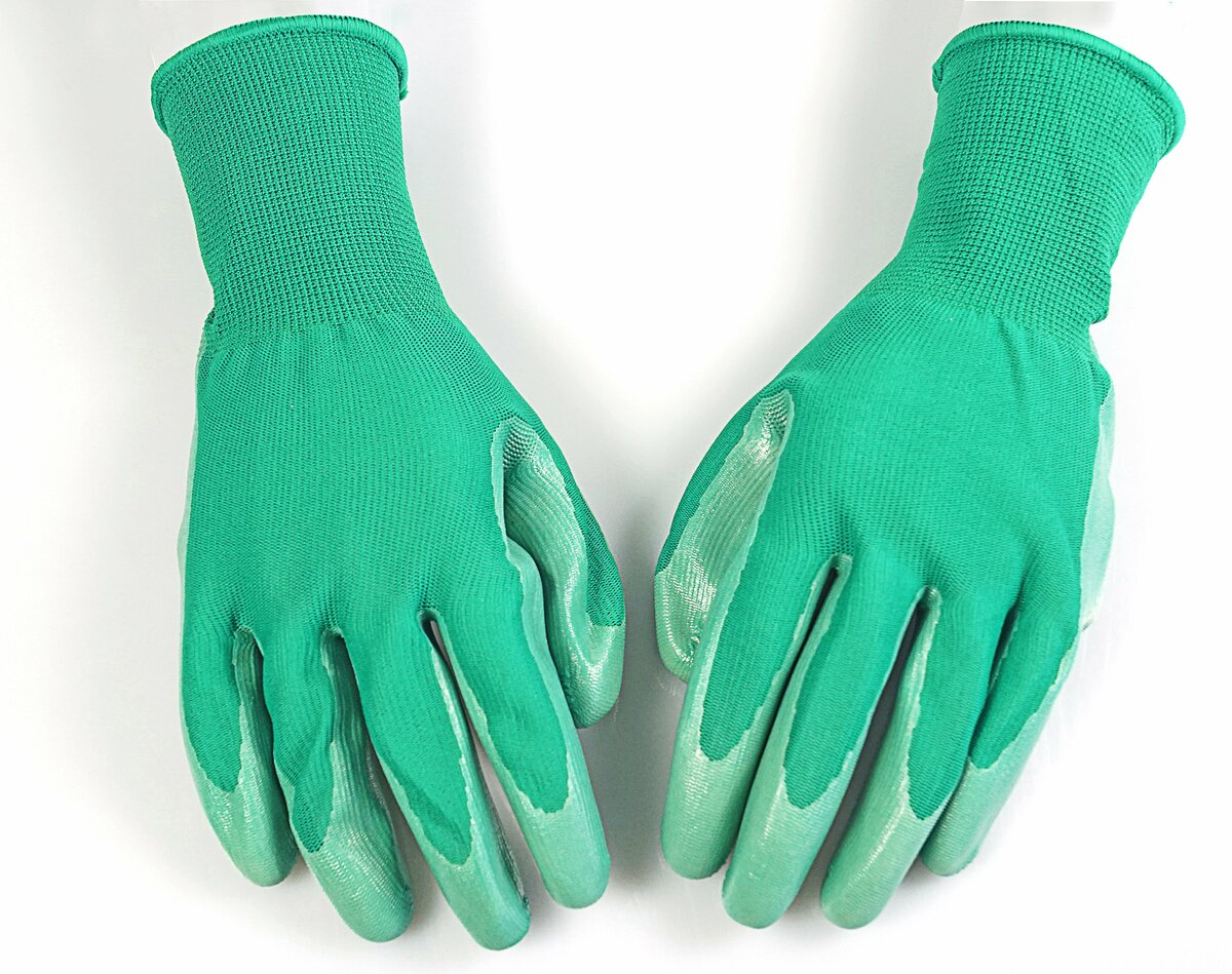 Bild 1 von Nitril-Gartenhandschuhe ergonomische Passform