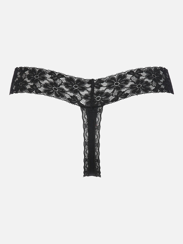 Bild 2 von Damen Tanga mit Spitze im 2er Pack
                 
                                                        Schwarz