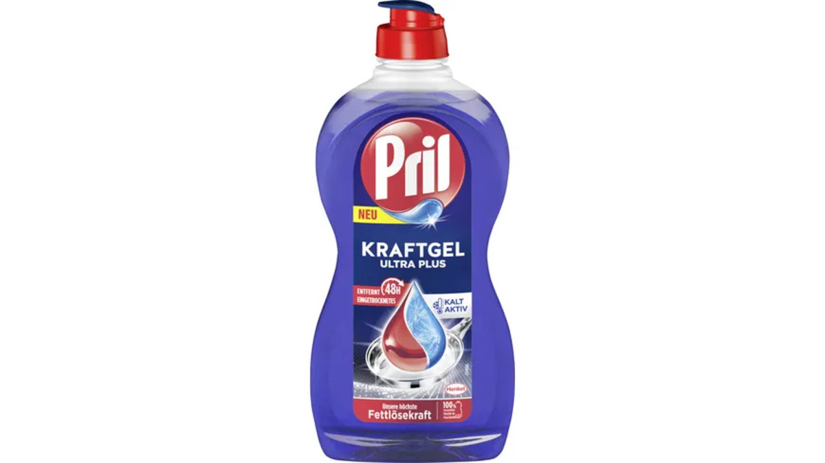 Bild 1 von Pril Spülmittel Kraftgel Ultra Plus