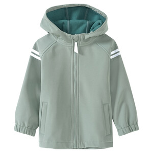 Baby Softshelljacke mit Kapuze SALBEI