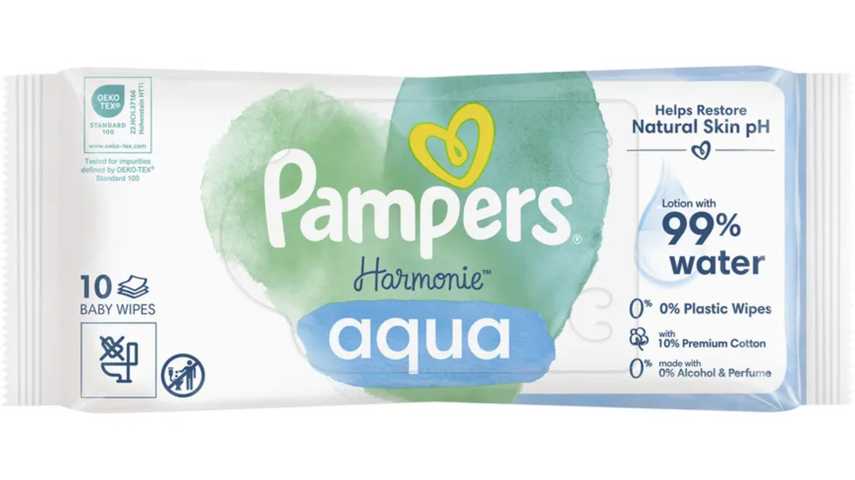 Bild 1 von Pampers Feuchttücher Aqua