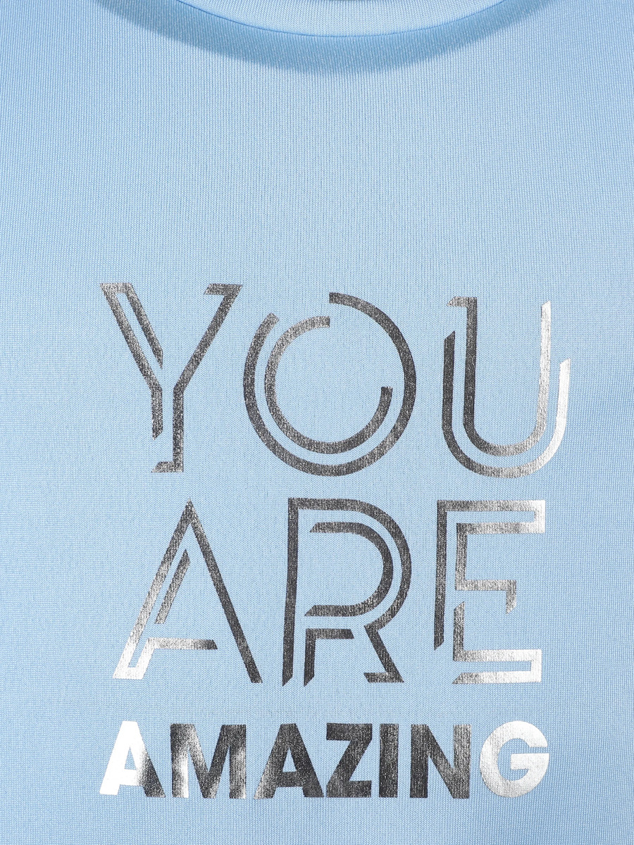 Bild 3 von Mädchen Sportshirt mit Glitzerprint
                 
                                                        Blau