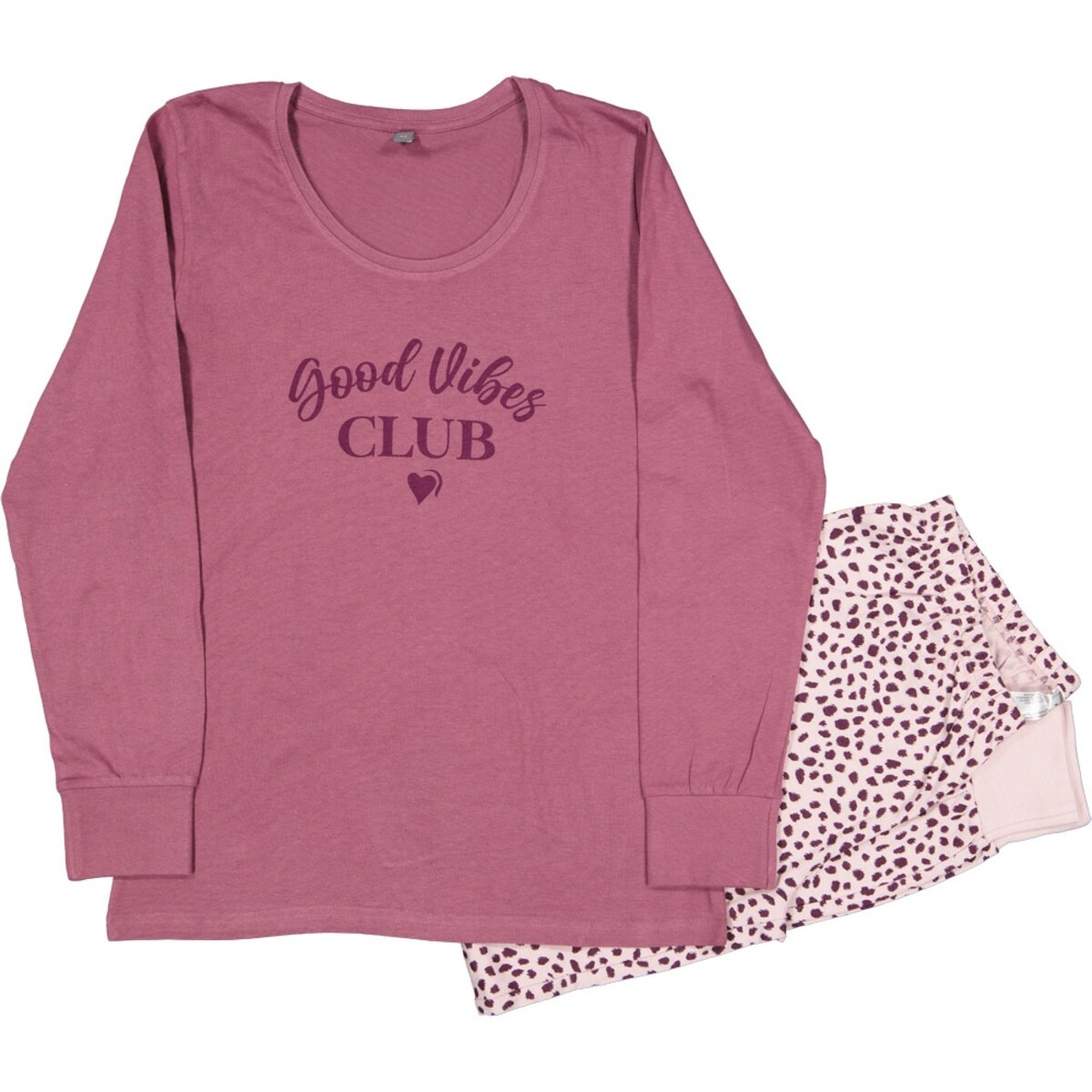 Bild 1 von Damenpyjama Lange Ärmel, Violett, M