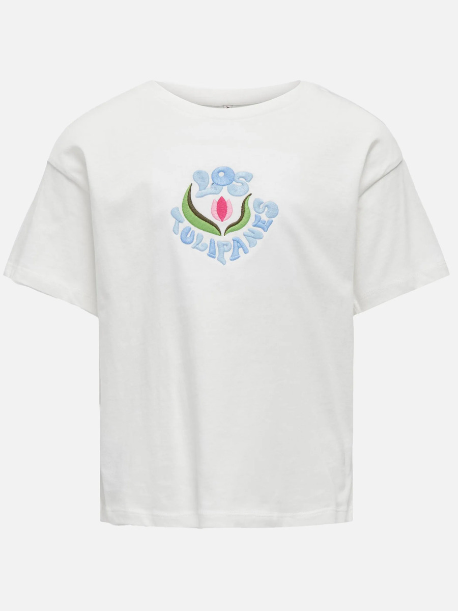 Bild 1 von Kids Only KOGFLOWER MAIKEN CROP Shirt
                 
                                                        Weiß