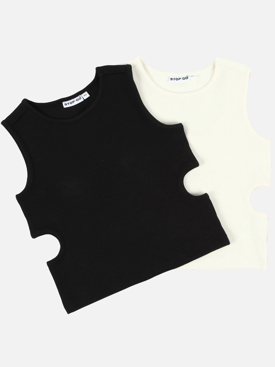 Bild 2 von Mädchen Top mit Cut Out
                 
                                                        Schwarz