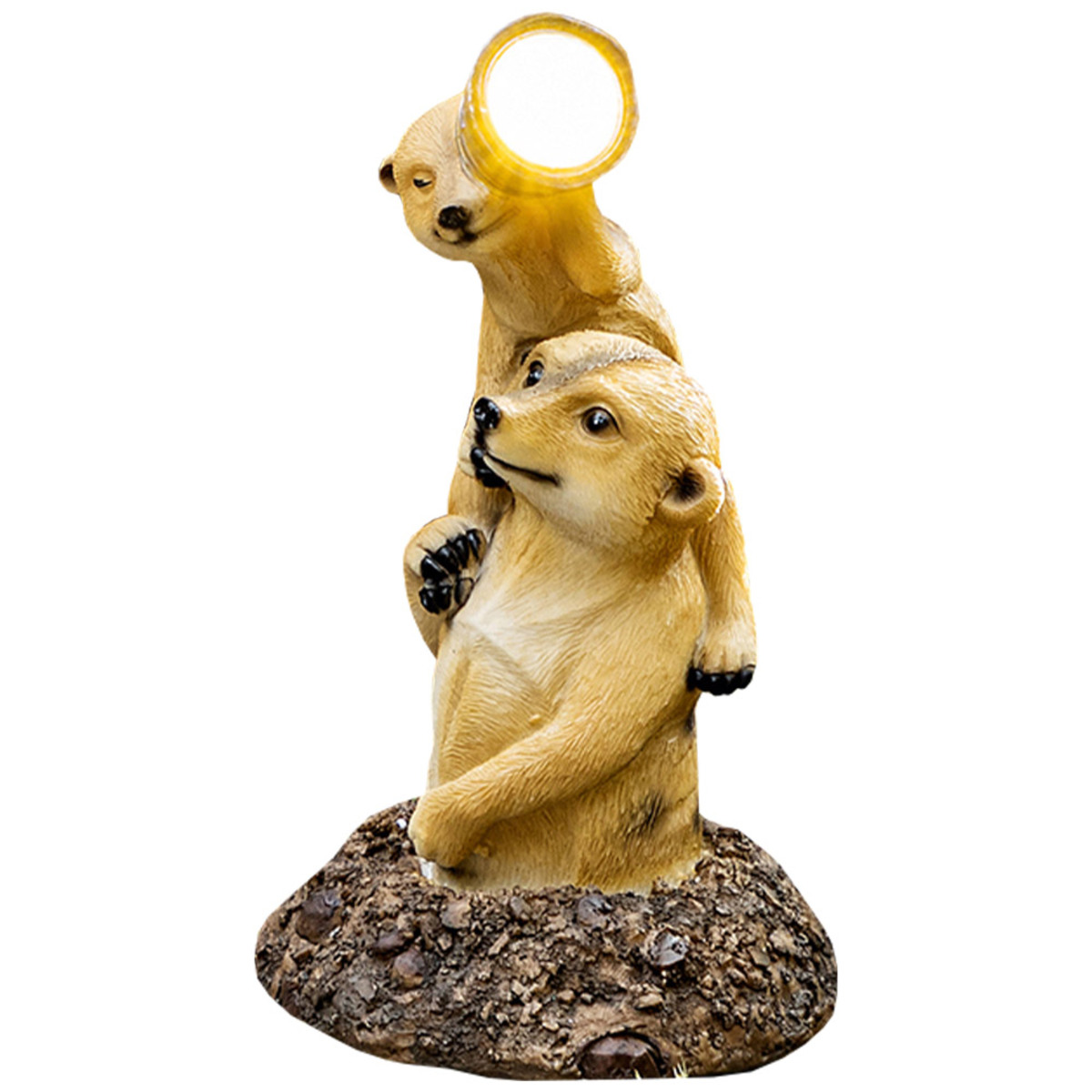 Bild 1 von I-Glow LED-Solar-Erdmännchen - Mit Fernglas (Quer)