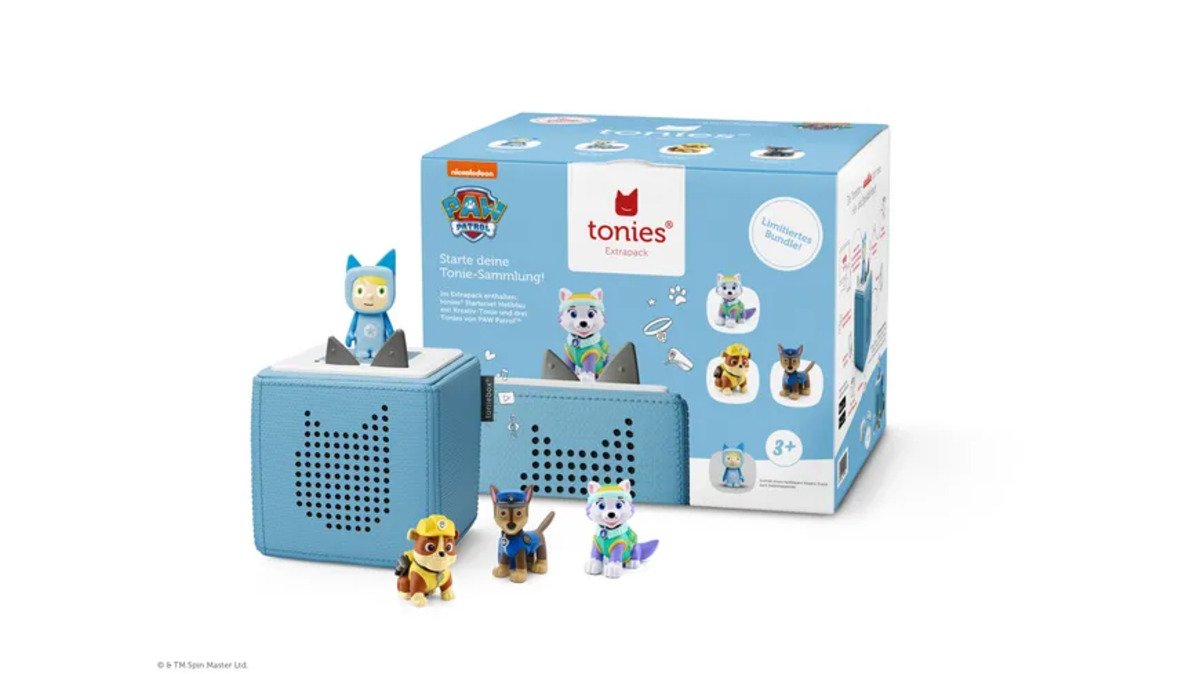 Bild 1 von tonies - Toniebox Starterset hellblau PAW Patrol Extrapack