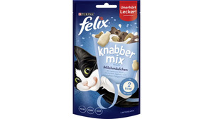 felix Katzensnacks KnabberMix Milchmäulchen mit Milch-, Joghurt- und Käsegeschmack