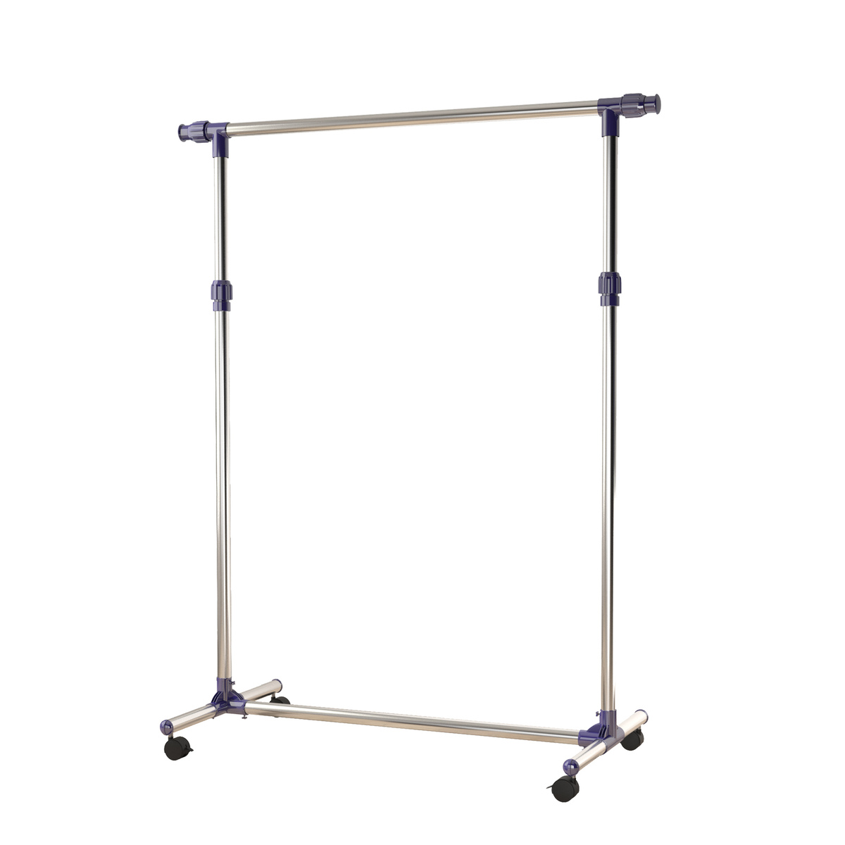 Bild 1 von Garderobenständer Kleiderständer höhenverstellbar rollbar 0 Garderobe Ständer Stand Wäsche Klamotten