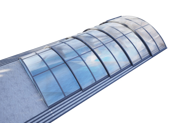 Bild 3 von HC Garten & Freizeit Poolüberdachung "Adèle" aus Aluminium, ca. 12,50 x 6,81 x 1,65 m