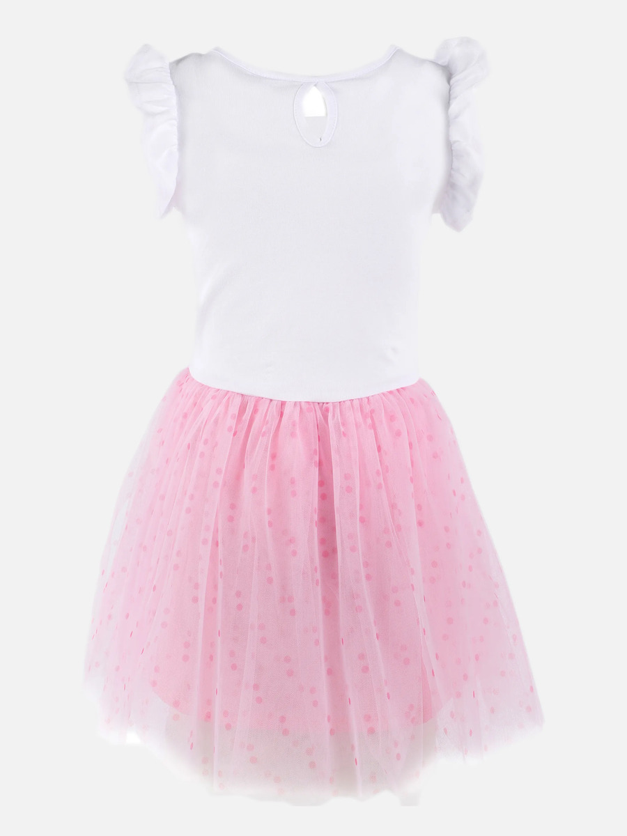 Bild 2 von Mädchen Kleid mit Paillettenmotiv und Tüllrock
                 
                                                        Rosa