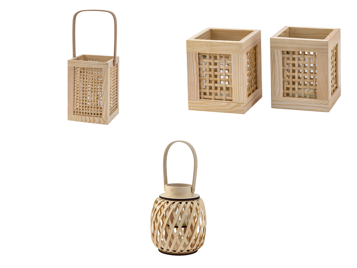 Bild 1 von LIVARNO home Holzlaterne, für stimmungsvolle Beleuchtung