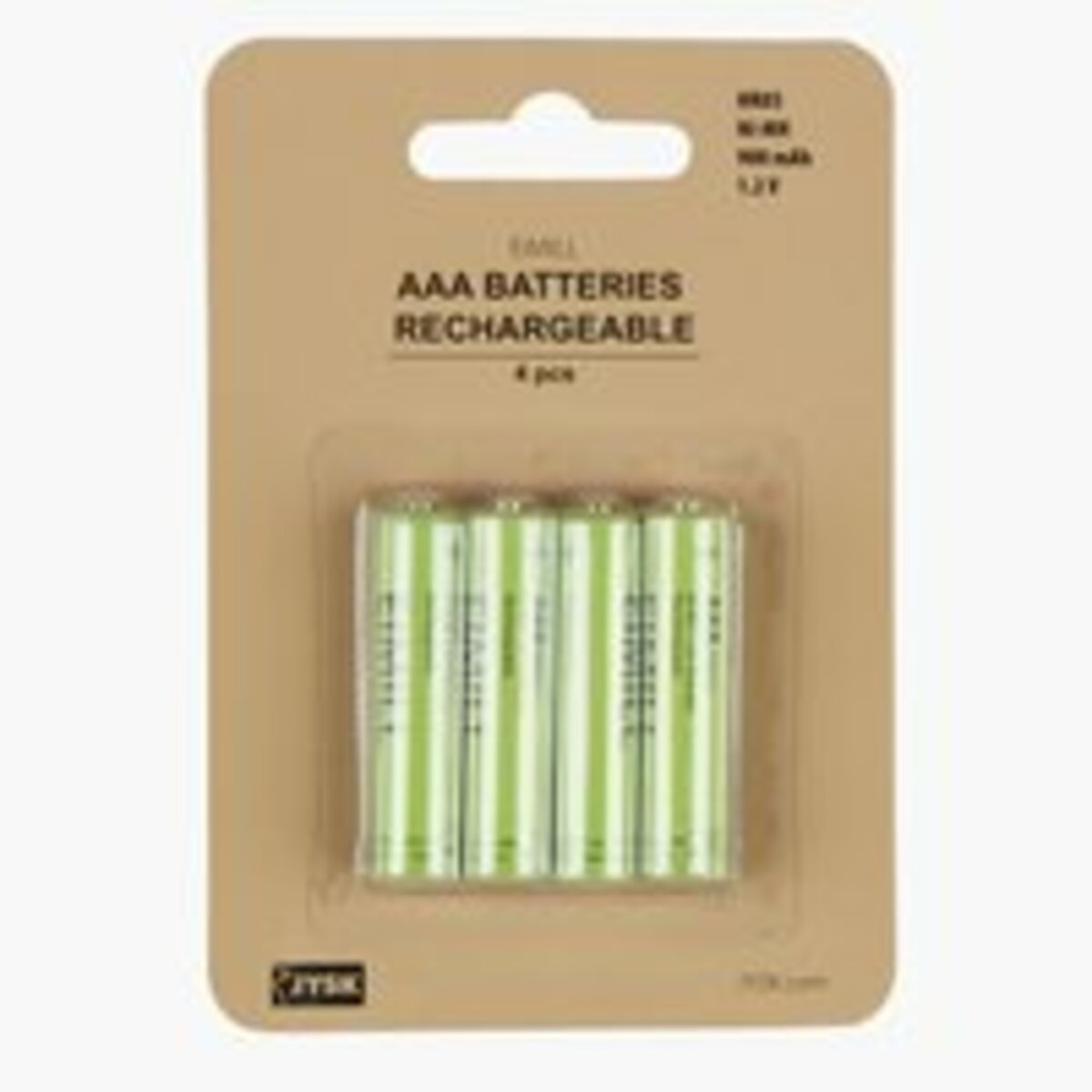 Bild 1 von Akku EIMILL aufladbar AAA 4Stk/Pck