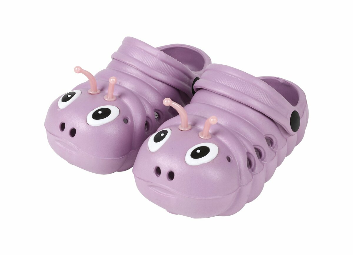 Bild 1 von Kinder-Clogs 'Raupe' farbenfrohe Clogs im lustigen Raupen-Design
