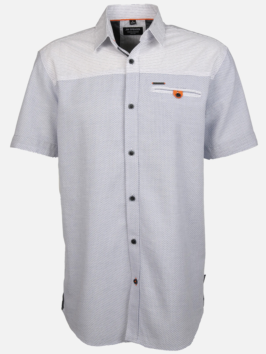 Bild 1 von Herren Freizeithemd mit abgesetzter Passe
                 
                                                        Blau