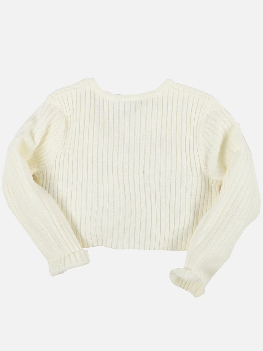 Bild 2 von Mädchen Cardigan in kurzer Form
                 
                                                        Weiß